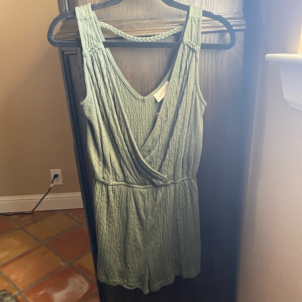 Olive green Romper